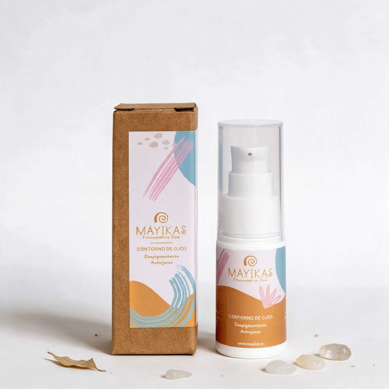 Contorno de Ojos Natural Despigmentante y Antiojeras - Crema Antiojeras